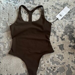 Alo Yoga Brown Bodysuit
